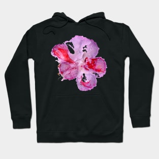 pink flower Hoodie